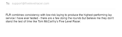 Five Level Racer testimonial desktop 2