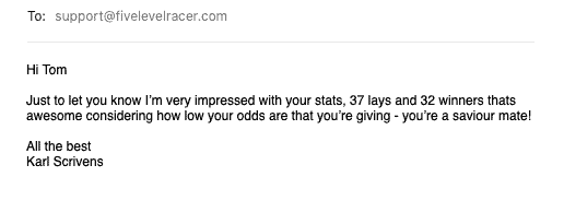 Five Level Racer testimonial desktop 3